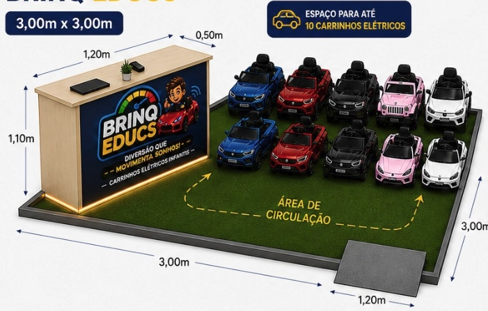 Quiosque padronizado Brinq Educs